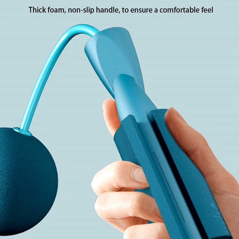 Elevate Your Fitness Routine with the Cordless Jump Rope Featuring Heavy Balls - Perfect for Home Workouts and Bodybuilding!
